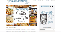 Desktop Screenshot of farmwifecooks.com