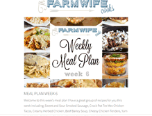 Tablet Screenshot of farmwifecooks.com